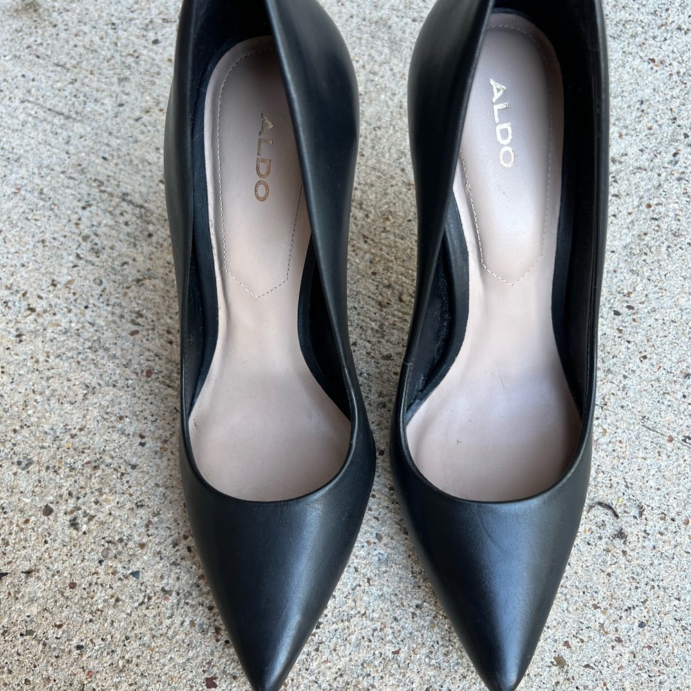 Aldo Black Stiletto Heels - Picture 2 of 7